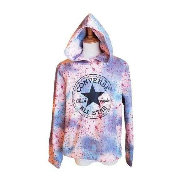 Converse All Star Tie-Dye Hoodie Sixe XL - Picture 3 of 10